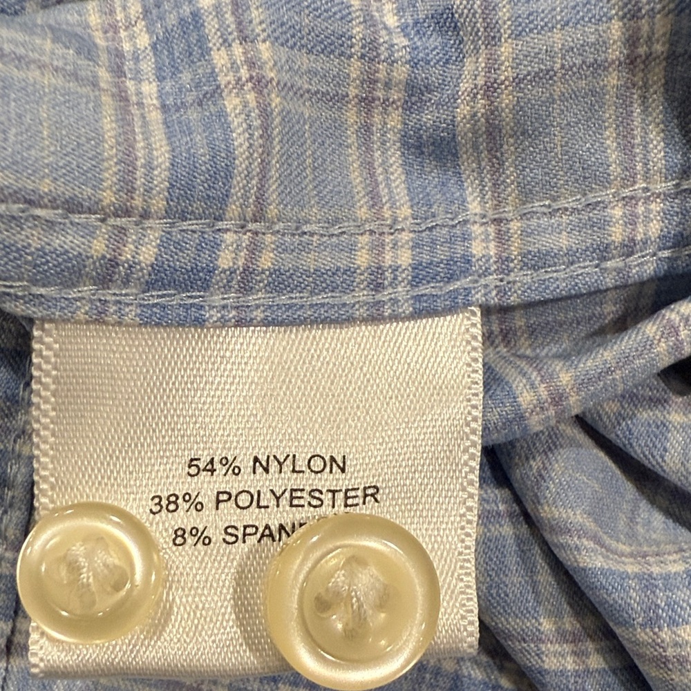 Peter Millar Light Blue Checkered Men's Shirt - Crown Crafted - Picture 4 of 8